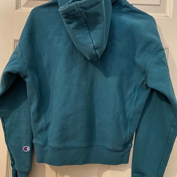 Champion Reverse Weave hooded sweatshirt Sz Small - Picture 2 of 4
